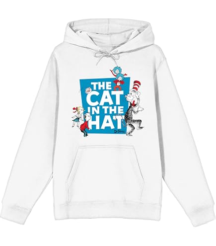 Amazon.com: Dr. Seuss The Cat in the Hat Pullover Hoodie